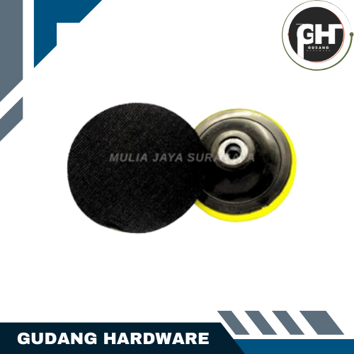 TATAKAN AMPLAS GERINDA TANGAN PAD GRINDA BULAT 4 INCH KASAR