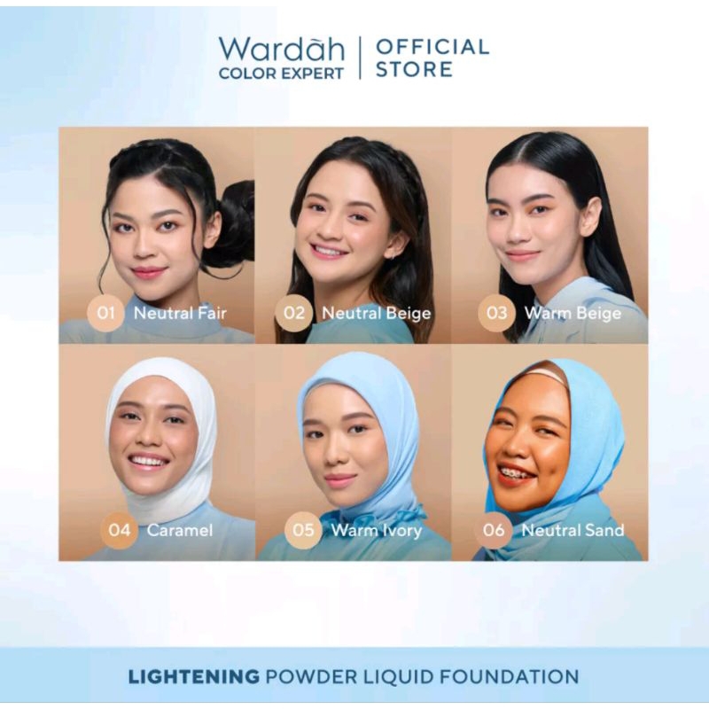 WARDAH LIGHTENING LIQUID FOUNDATION SACHET - 6ML - MINI SACHET