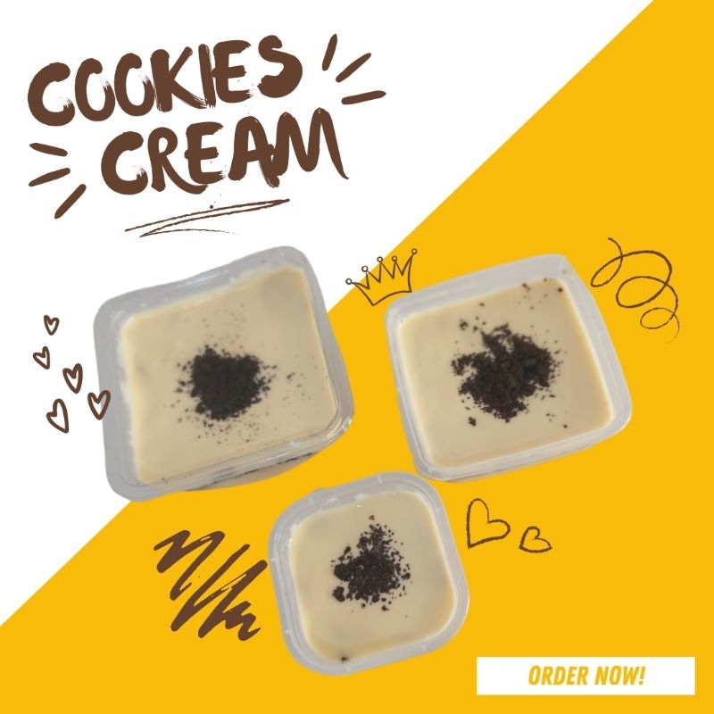 

Cookies cream Lumer DAPUR Q.CO / Dessert Box