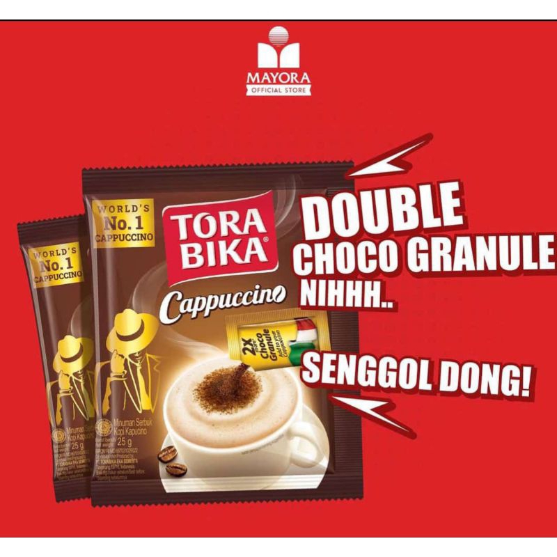 

torabika cappuccino 25 gr isi 10 sachet