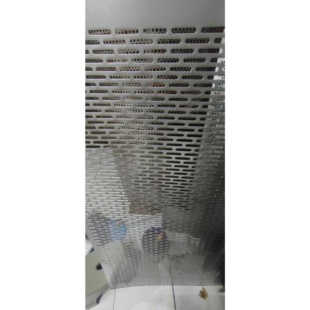 120x60 Cm Ram gril / Plat besi Lubang Motif Kapsul 5x30 mm dan Segienam / hexagonal lubang 10 mm teb