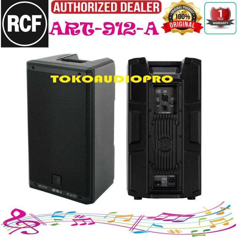 Speaker RCF ART912A 12-Inch Professional Active Speaker Aktif Orginal RCF ART-912A