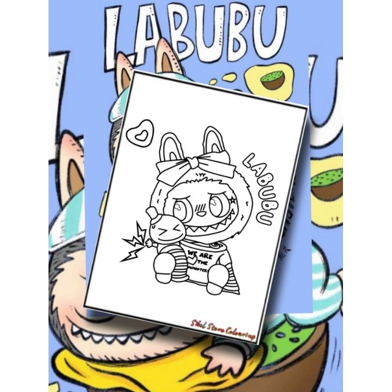 

Kertas Mewarnai Anak Tema Labubu V1 / Kertas Gambar (10 Lembar Gambar)