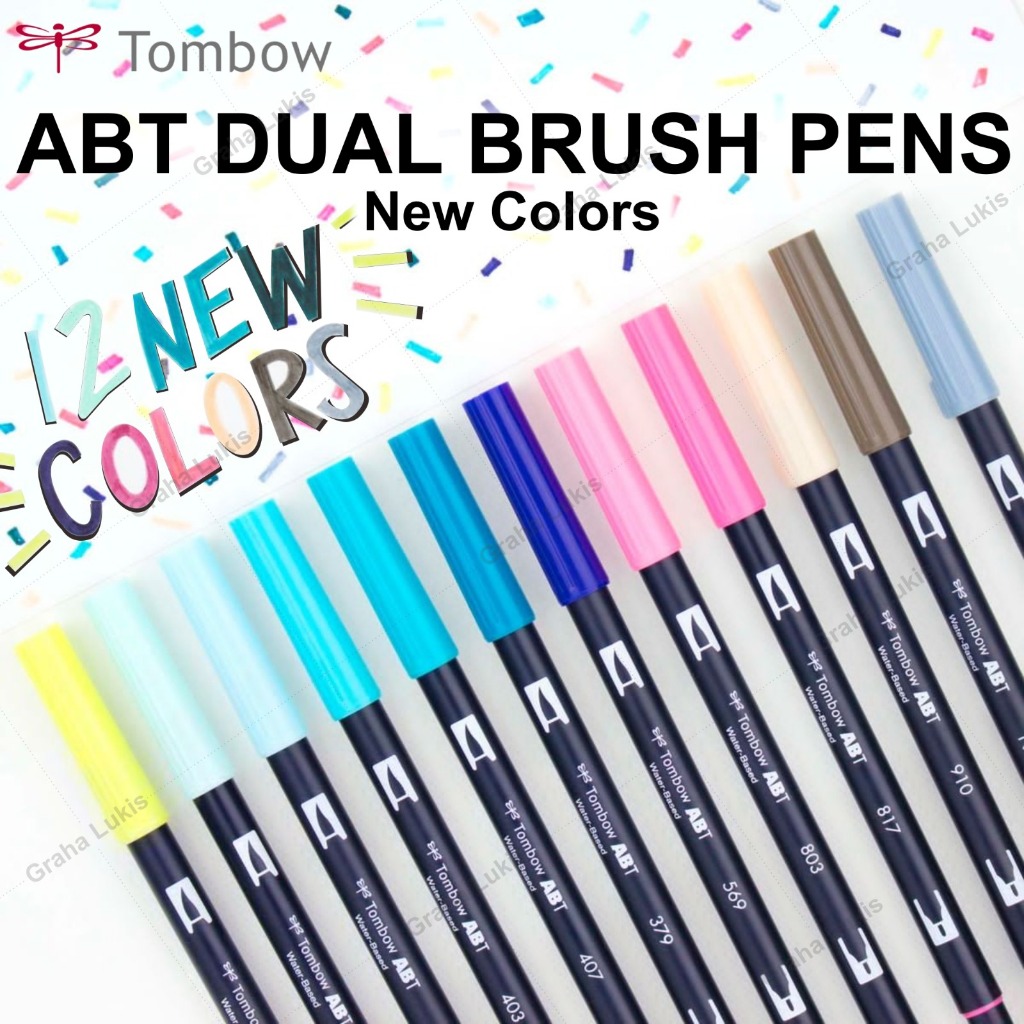 

Tombow Dual Brush Pens ABT New Colors