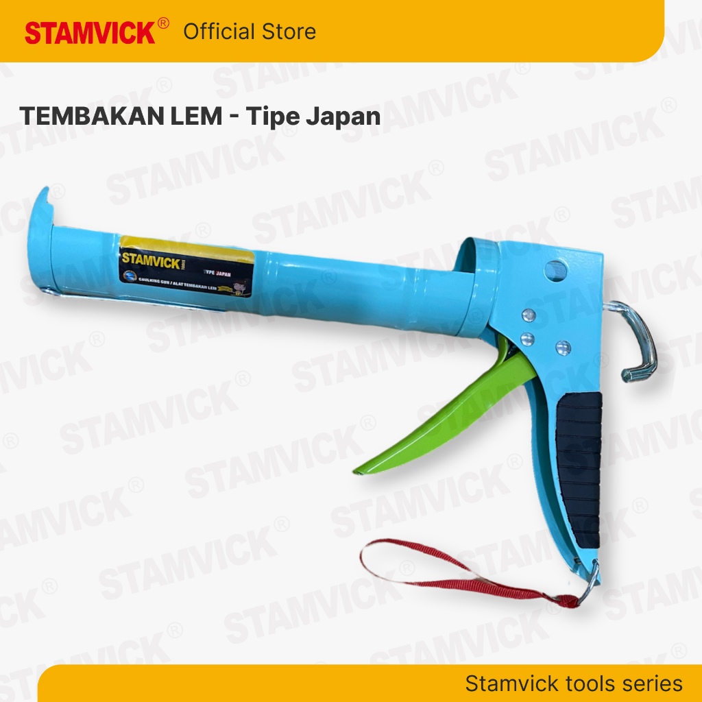 Alat Tembakan Lem Kaca Silicone Stamvick Type Japan / Gun sealant