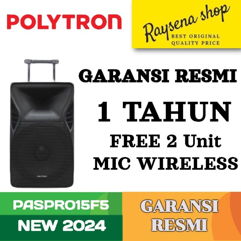 POLYTRON PASPRO 15F5 PROFESSIONAL SPEAKER AKTIF PASPRO15F5 / PAS PRO 15F5 PASPRO 15F3 / 12F3 / 15F7 