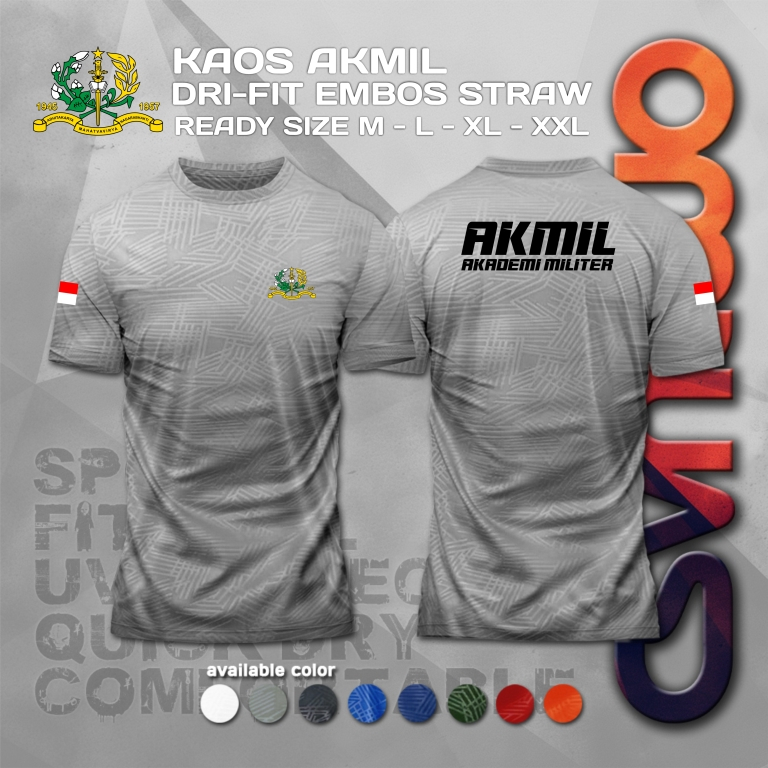 KAOS AKMIL DRYFIT EMBOS / KAOS DRYFIT EMBOS AKMIL / KAOS AKMIL / KAOS JERSEY AKMIL