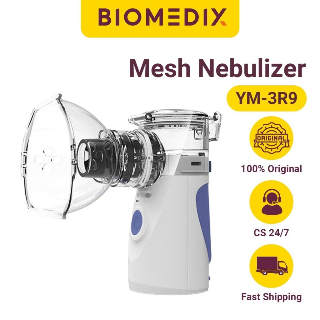 Portable Mesh Nebulizer Alat Uap Bantu Pernafasan Asma Inhalasi / Alat Nebulizer Terapi Pernafasan I