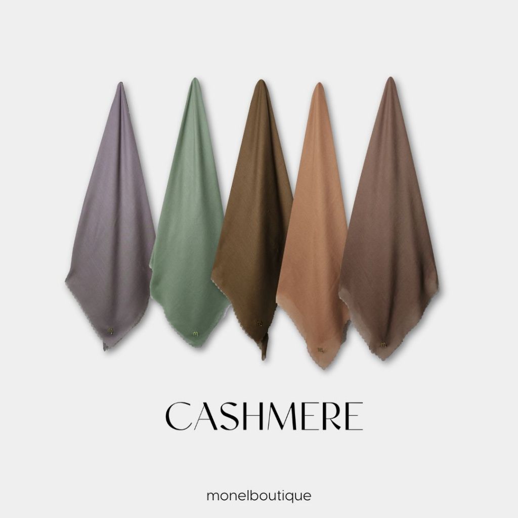 Monel - Hijab / Kerudung Segi empat / Cashmere