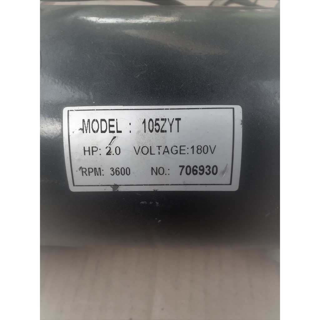 MOTOR DC   BRUSH 180 VOLT