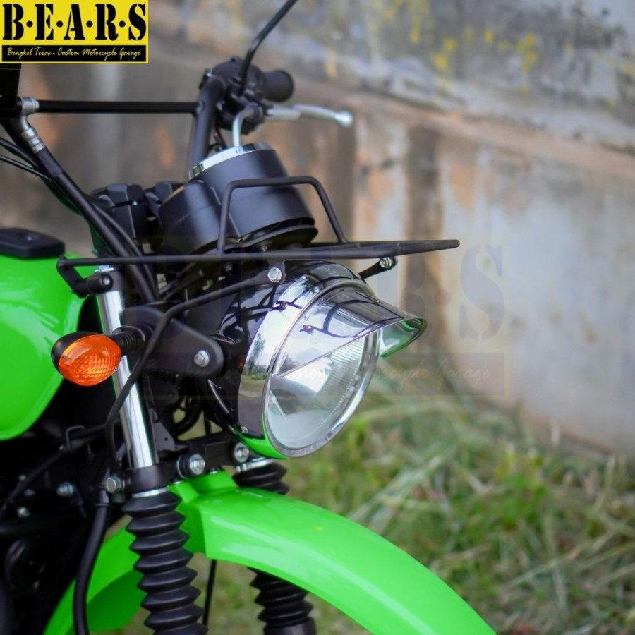 Front Rack Rak Barang Depan Kawasaki W175 Cafe SE TR Custom AS behel PnP