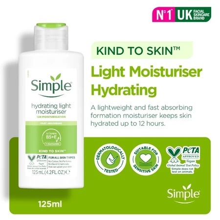 Simple Facial Hydrating Light Moisturizer 125ml