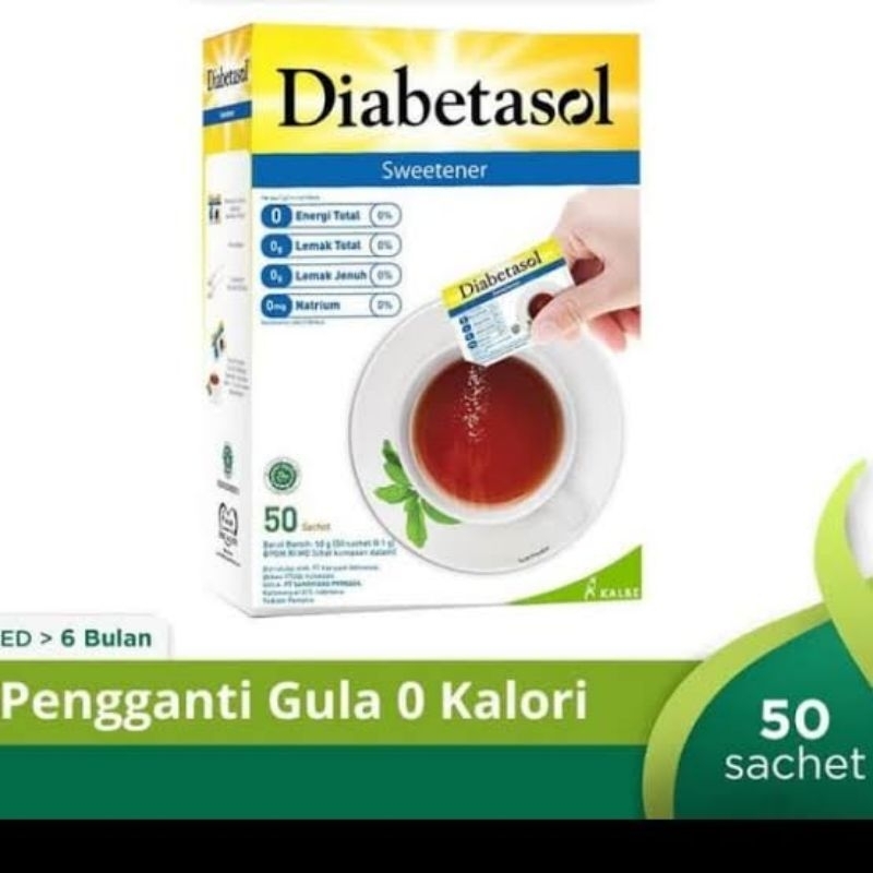 

Gula Diabetasol Sweetener 50 sachet Murah Meriah