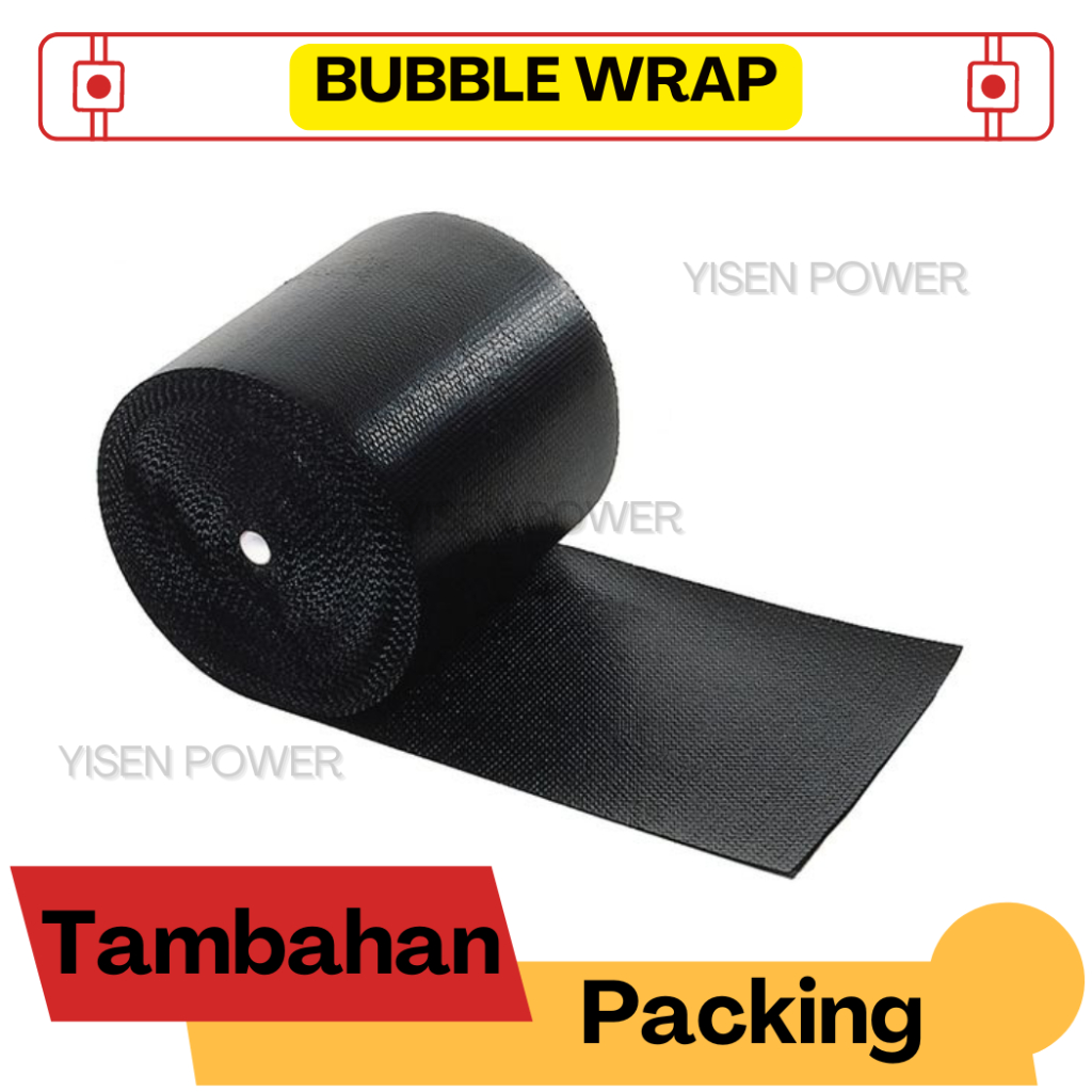 

Bubble Wrap tambahan ekstra 3 Lapis