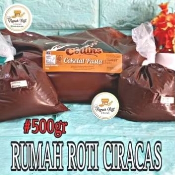 

COLLINS COKELAT PASTA REPACK 500GR FILLING CHOCOLATE SELAI 500 GR CHOCO ISIAN ROTI COLINS