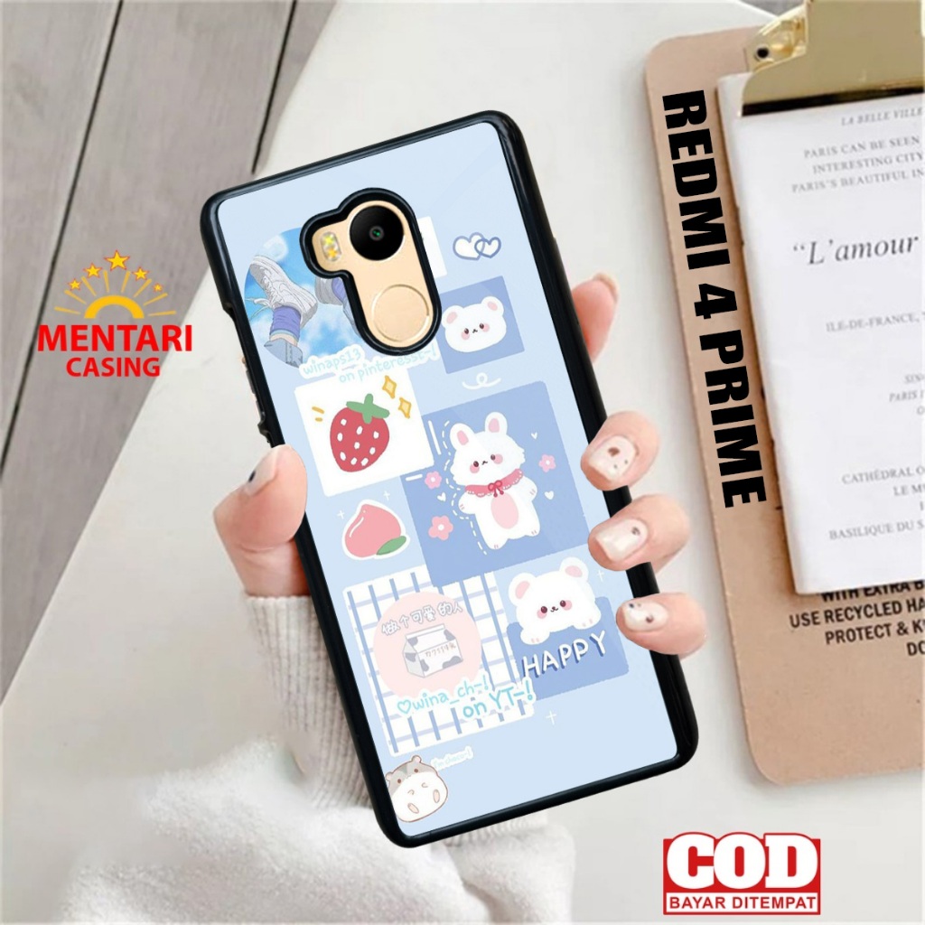 Case Redmi 4 Prime Terbaru Cute Casing Redmi 4 Prime Termurah Case Hardcase Softcase Premium Glosy