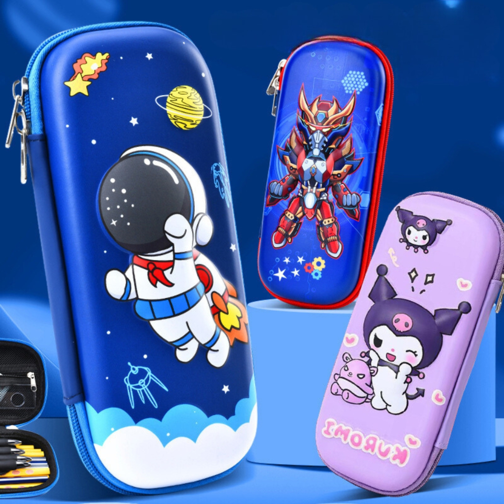 

Kotak Pensil Anak Perempuan Laki laki 3D Timbul Karakter Kuromi Tempat Pensil Aesthetic Import PC