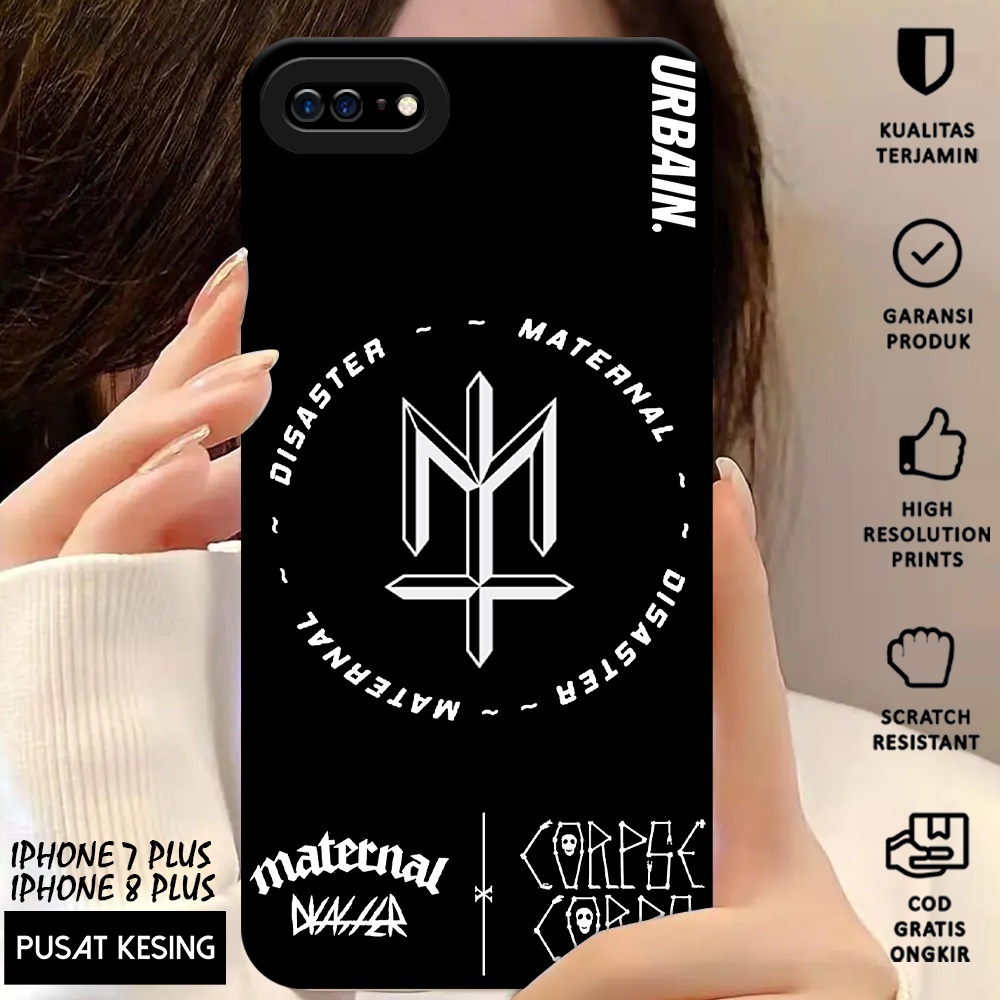 CASE IPHONE 8 PLUS - Casing Hp Iphone 8 Plus Motif MATERNL - Case Hp - Casing Iphone 8 Plus - Softca