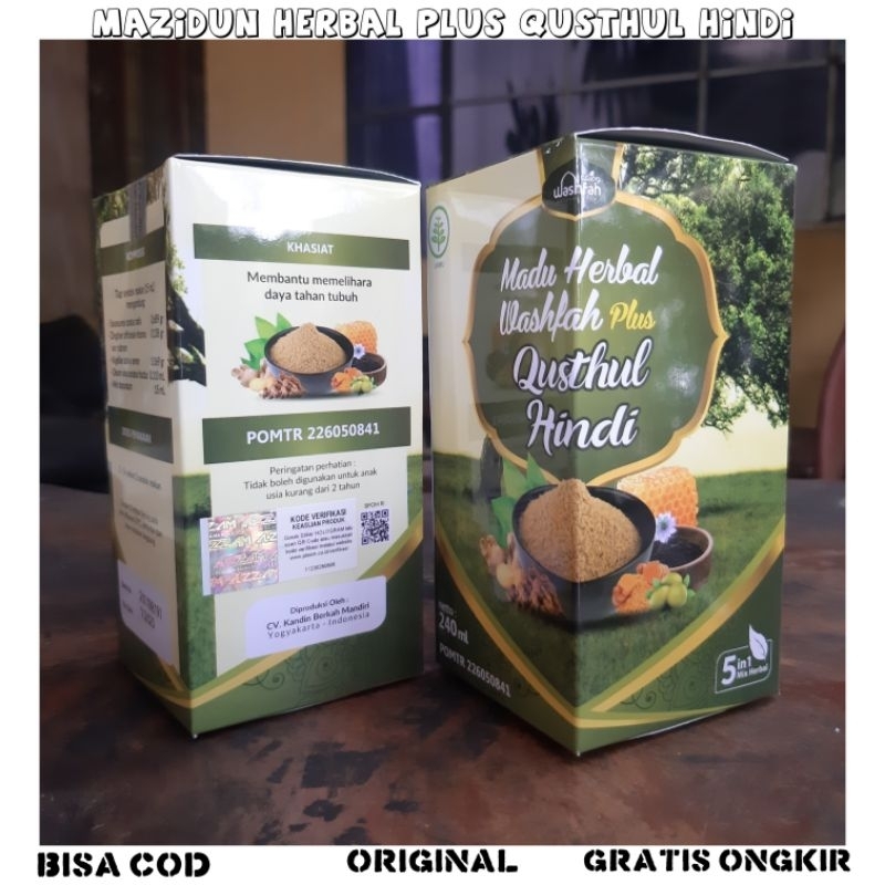 

Original Mazidun Madu Herbal Qusthul Hindi Bekasi Qustul Hindi