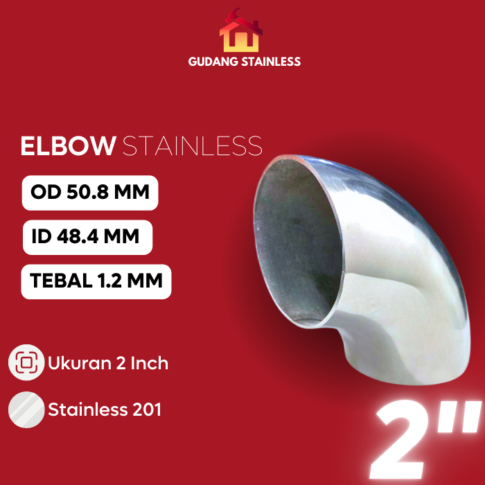Elbow Stainless 2 Inch SUS 201