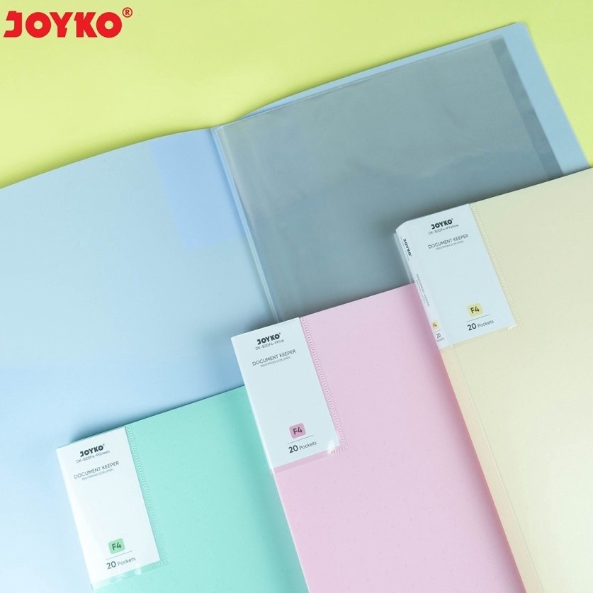 

TERBATAS joyko document keeper F4 246 pockets pastel color