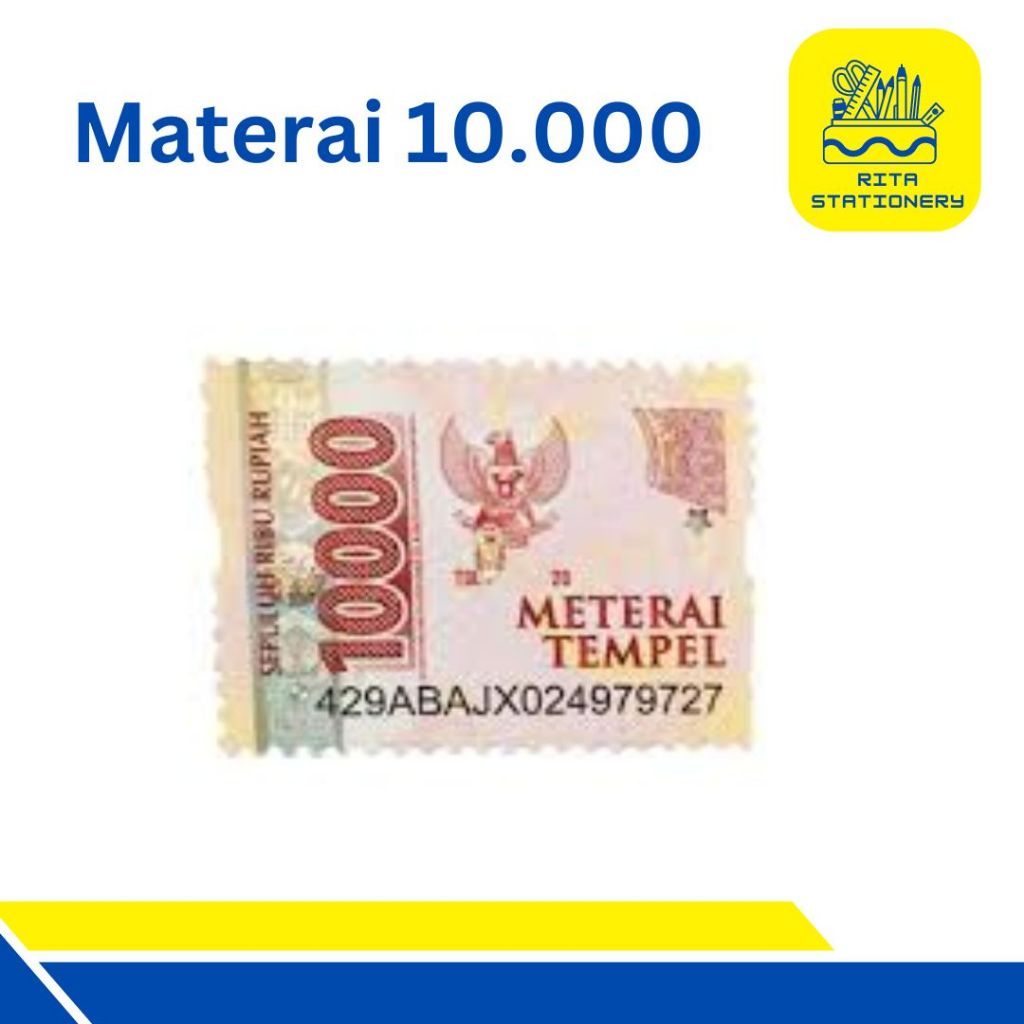 Materai Original 10000 kantor pos