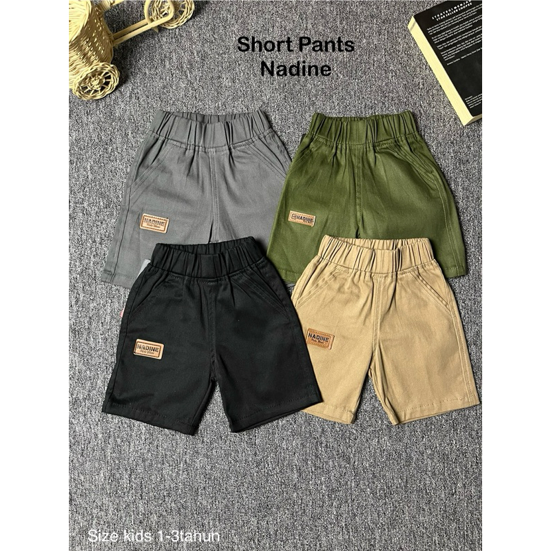 paket 4pcs chinos pendek 1-3tahun/katun combed diamond strech/chinos pendek anak premium