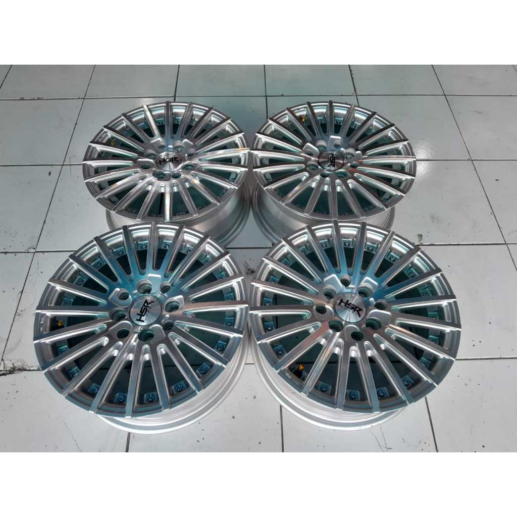 Velg mobil bekas hsr tandam ring 14 lubang 4x100/114 velg only murah gress
