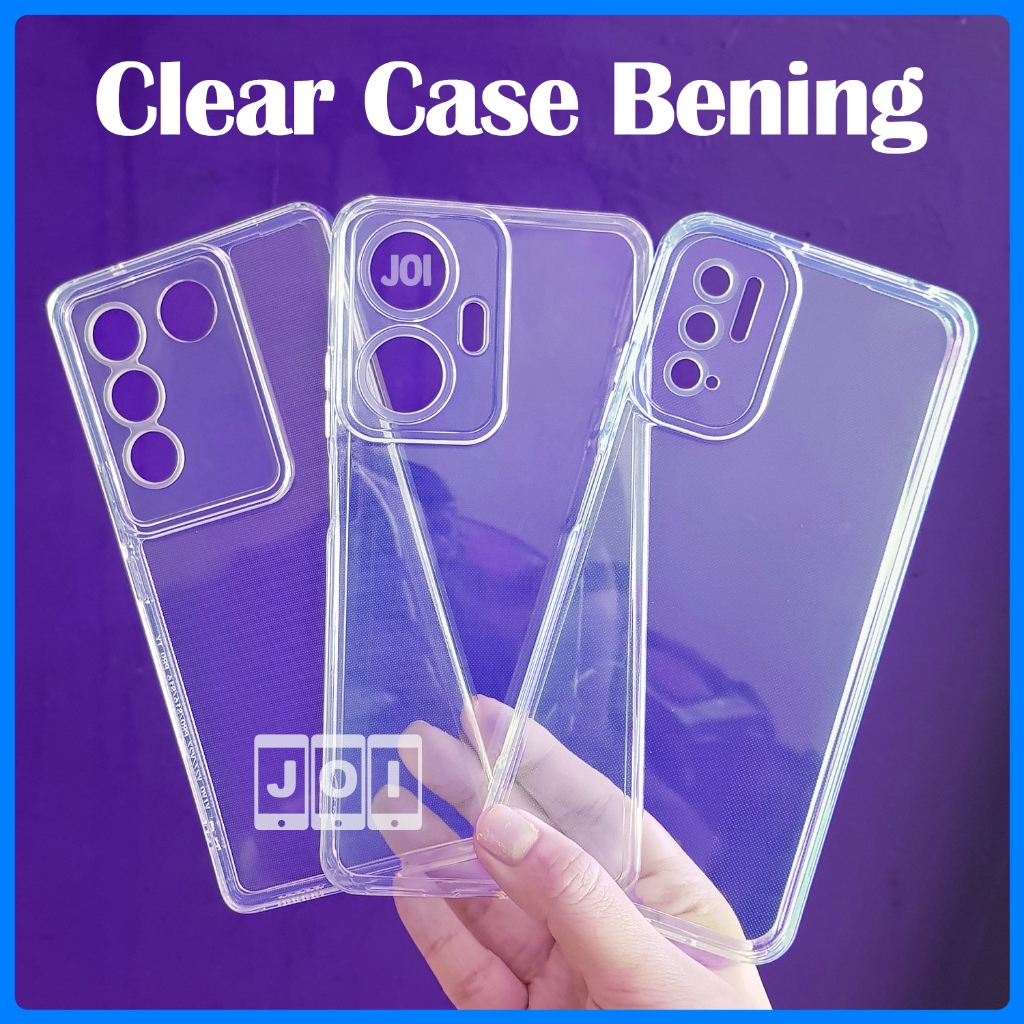 JOI Clear Case Bening Realme 11 12 13 C61 C63 C65 C67 C55 C75 C53 NOTE 50 60 5G 4G Pro Plus Softcase