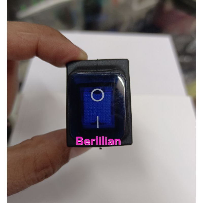 Saklar Swith + Lampu AC 220V Saklar Waterproof Saklar 4kaki