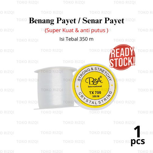 Senar Payet TX 700  0,2 mm Bening Transparan/Benang Payet/Tali Payet