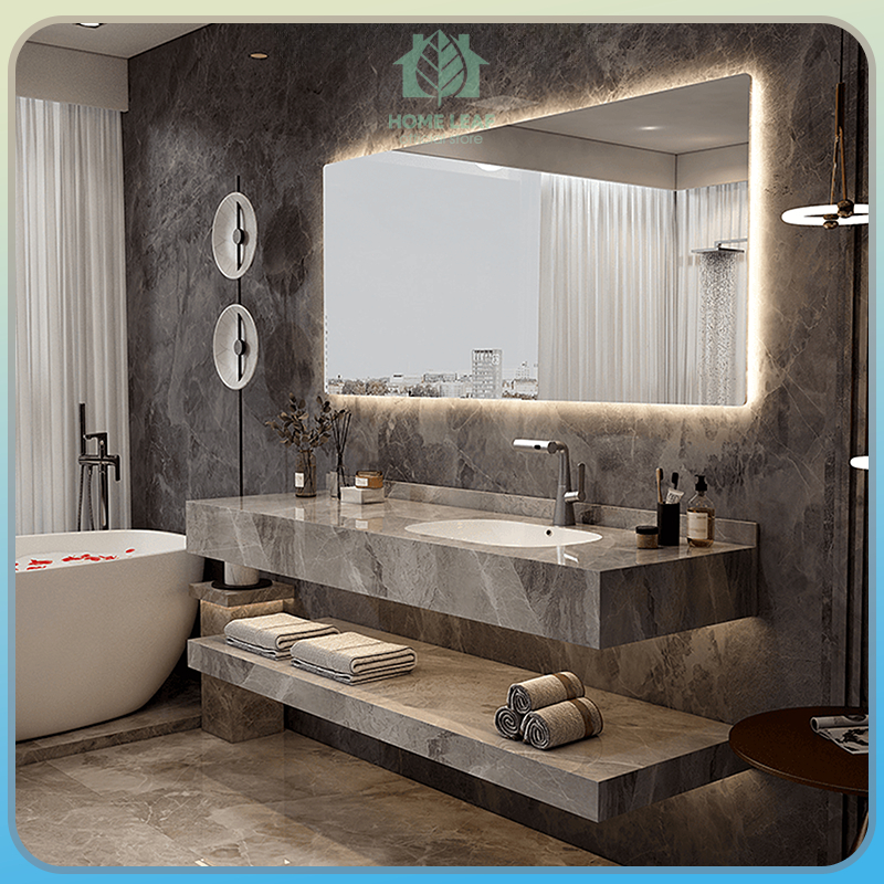 MURAH Cabinet wastafel Wastafel Kabinet Set Rock Beam Stone wastafel cabinet Kabinet Wastafel Kamar