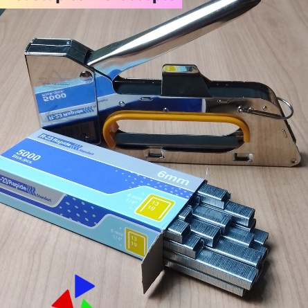 

FLAS SALE Staples Tembak R23 Paket Isi 5pcs Tacker Stapler Staples Perekat Powerfull YUKIDO