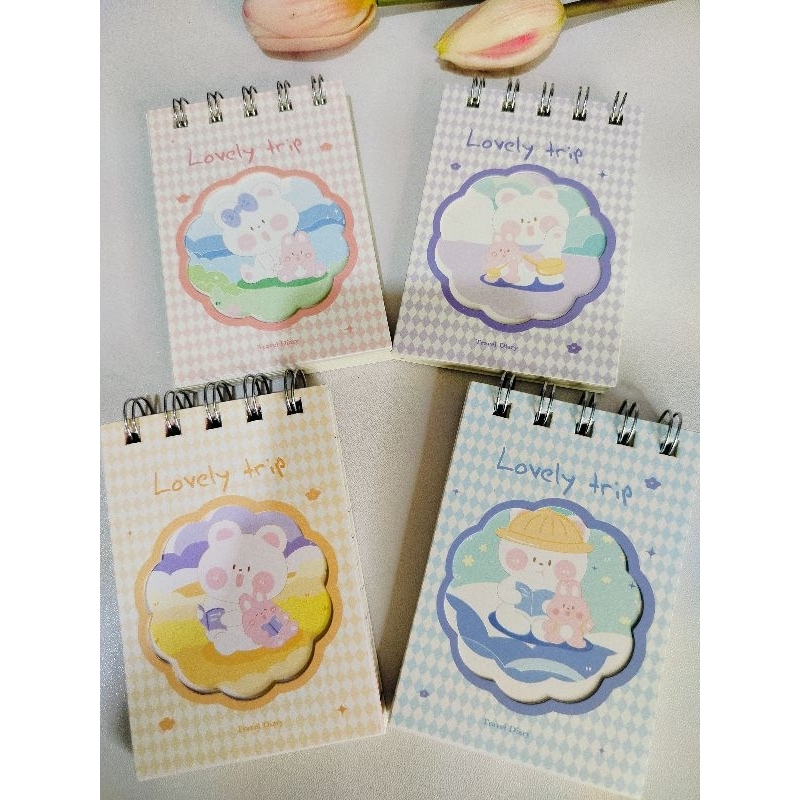 

Notebook Mini Aesthetic Motif Beruang/Kelinci-STR-27