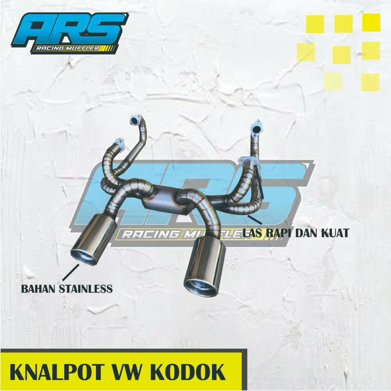 KNALPOT VW KODOK ARS RACING MUFFLER