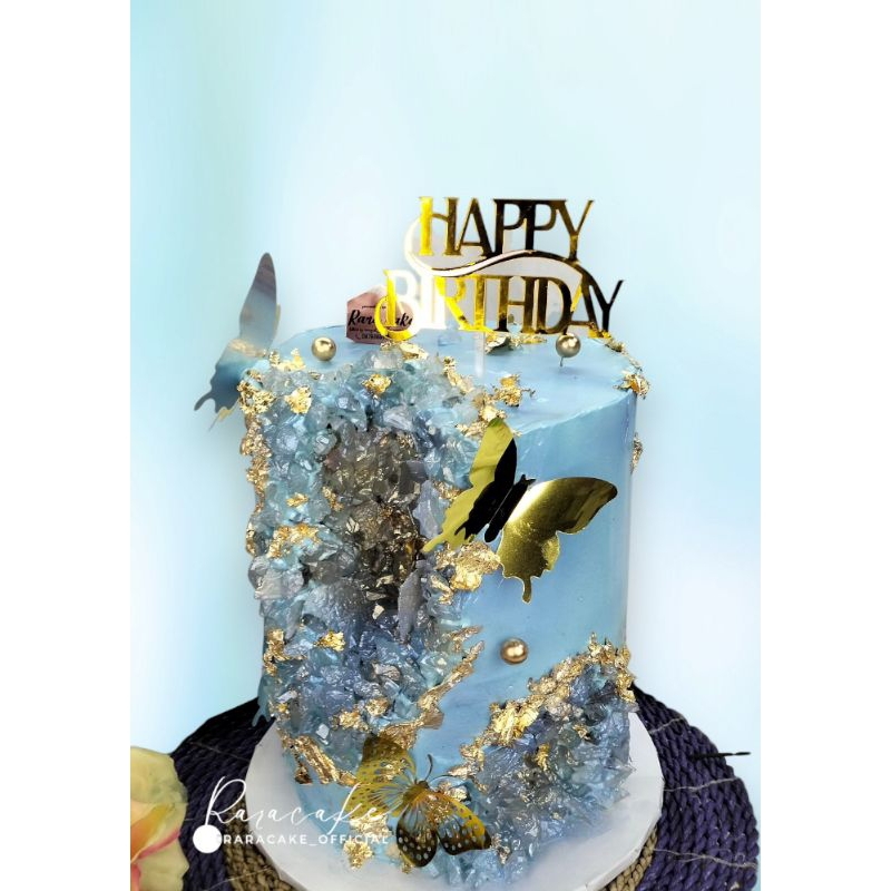 

blue cake Cristal