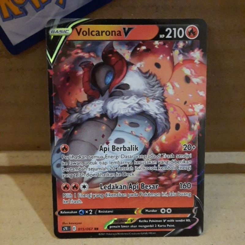 kartu pokemon, pokemon card VOLCARONA V