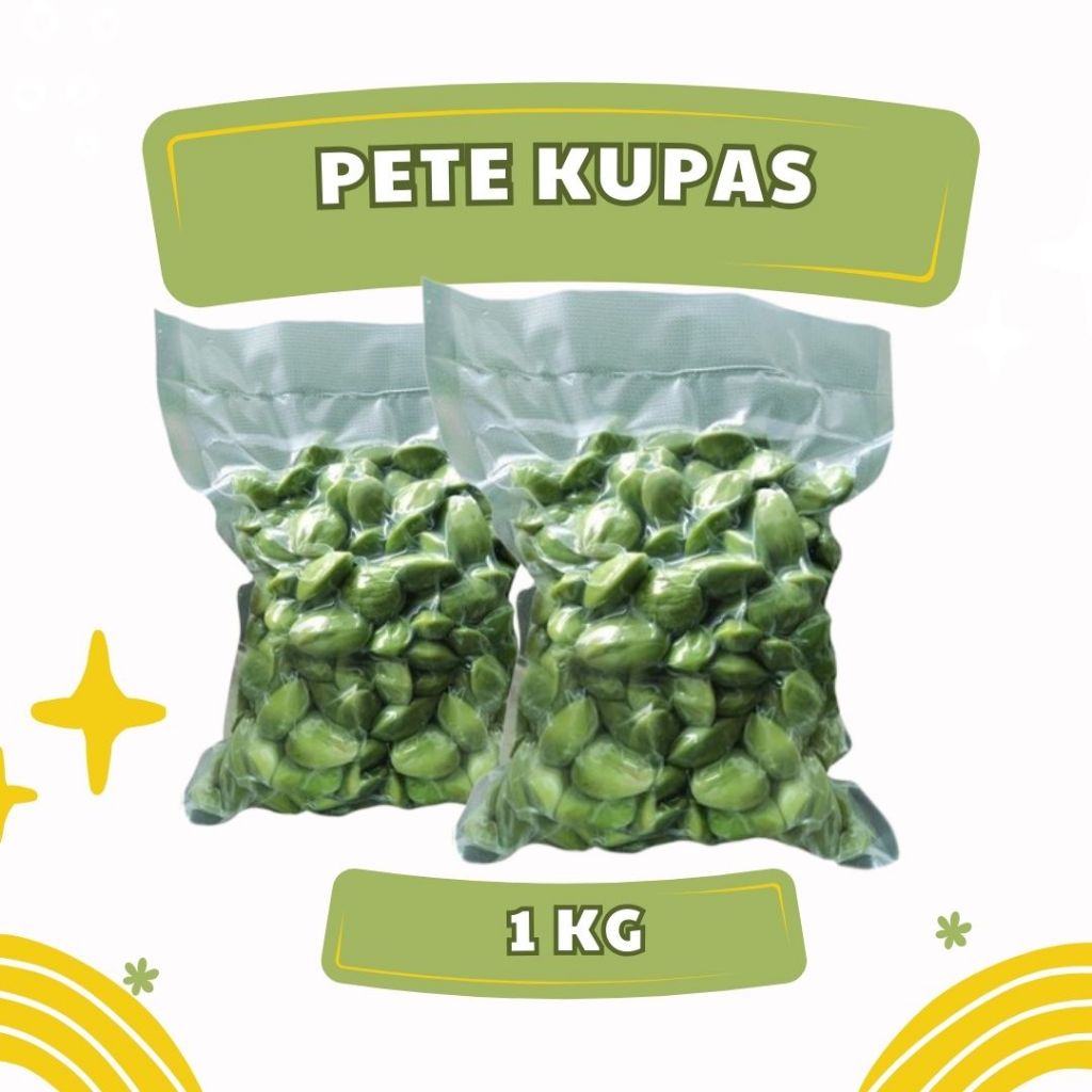 

Pete / Petai Tua Kupas Dadakan Tanpa Ulat Jakarta 1 KG