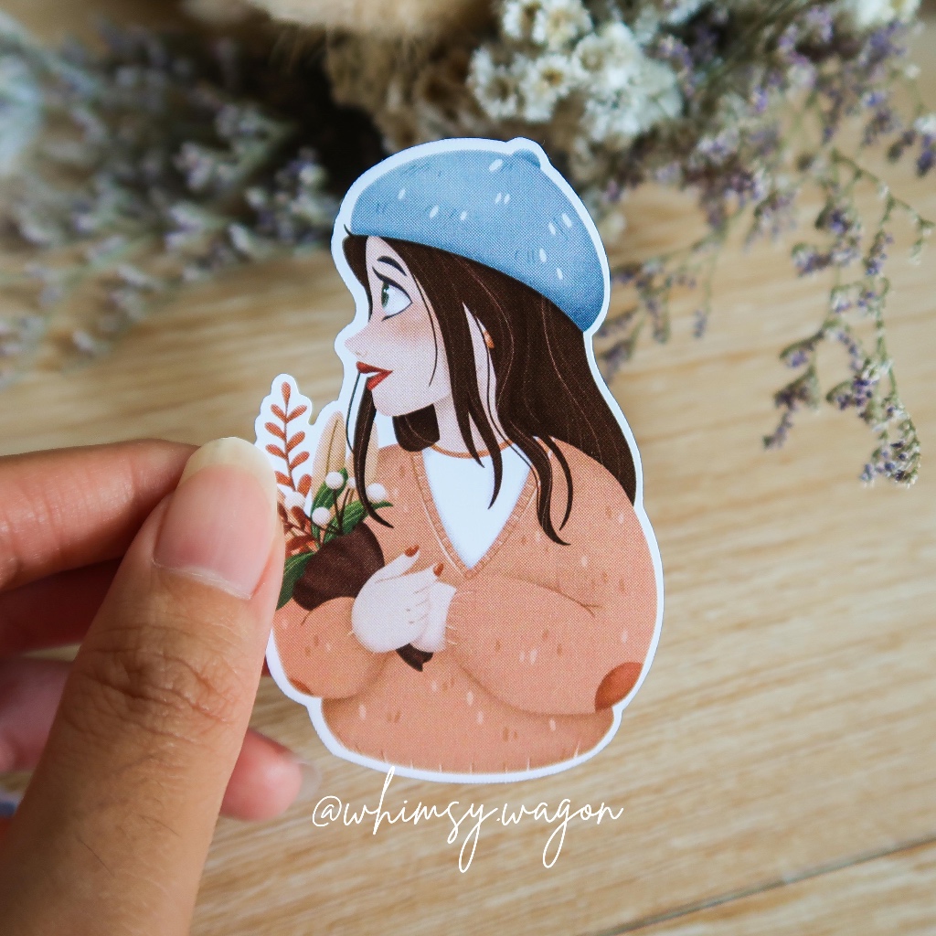 

Stiker Die Cut Autumn Girl Waterproof dan Tidak Mudah Sobek Tumblr Stiker