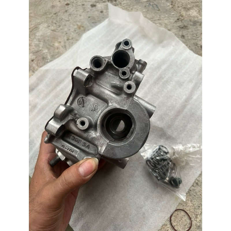 Head vario 150 modif rubah sudut klep BRT Carbon 30/25