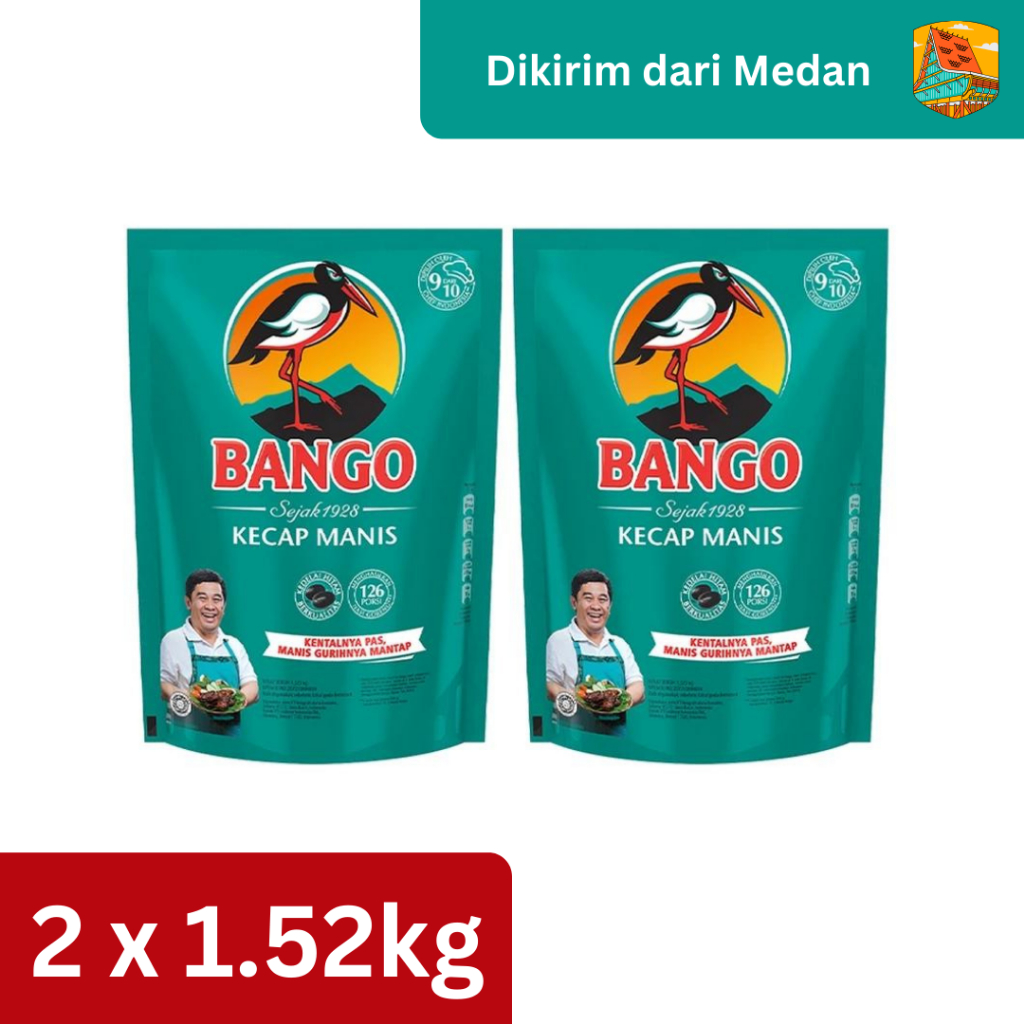 

Bango Kecap Manis Pouch 1.5KG Twinpack [Kirim dari Medan]