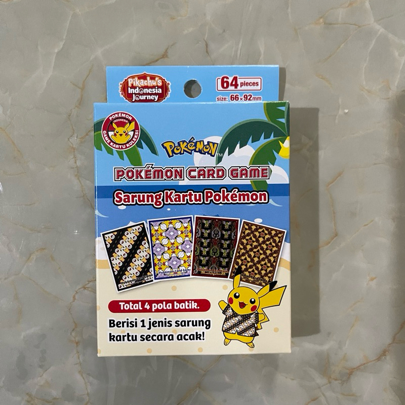 sarung kartu pokemon tcg batik card sleeve