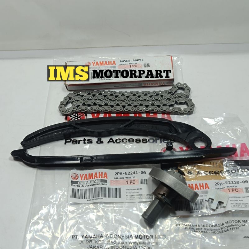 RANTAI KETENG + TONJOKAN KETENG + KARET TENSIONER MIO M3 MIO Z SOUL GT 125