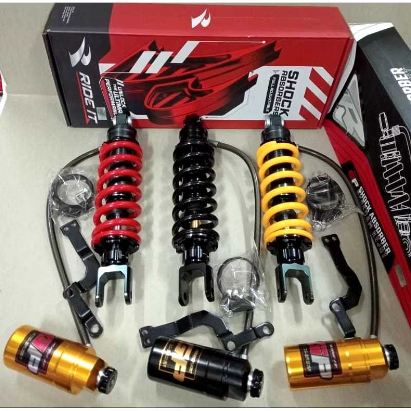 Shock Monoshock Tabung Pisah Cb 150R/Cbr 150R Ride It Gp 103 PNP ORIGINAL RIDE IT 100%