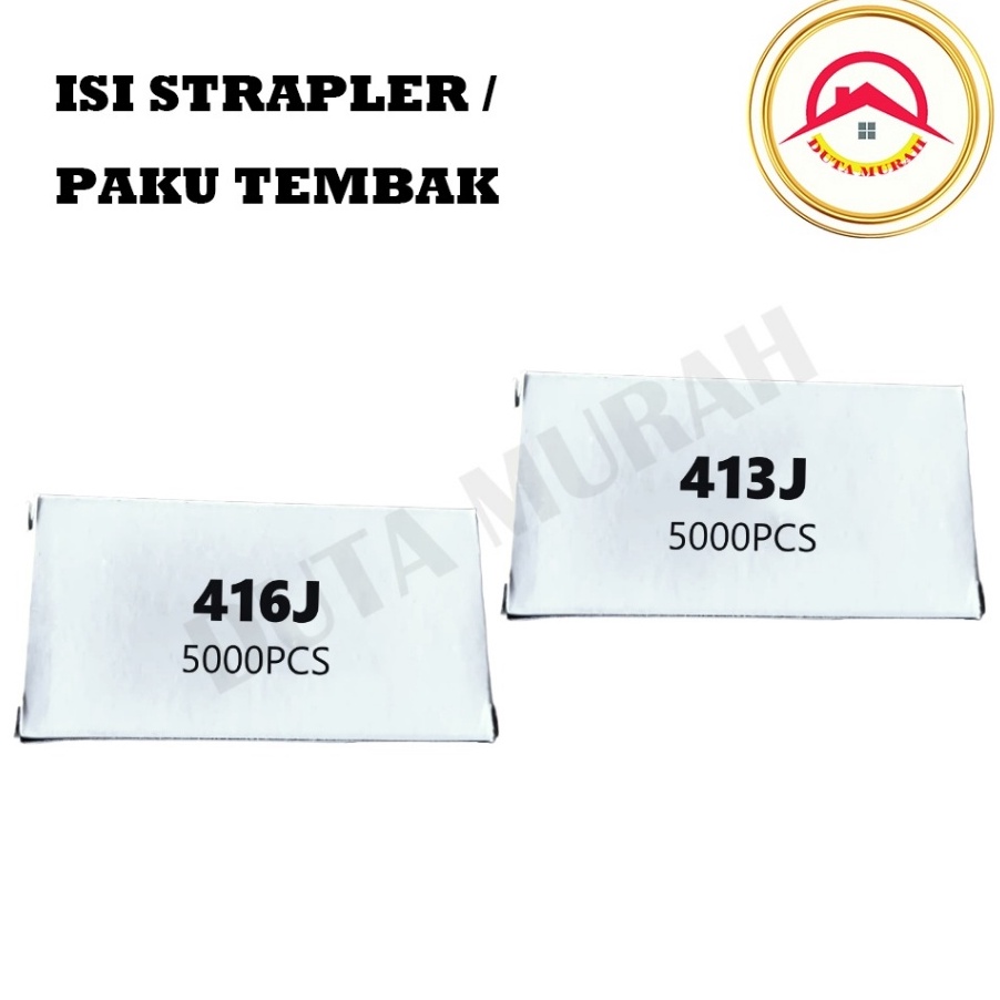 

HOT PRODUCT Isi Straples Isi Strapler Tembak Paku Tembak 416 J 16mm 413 J 13mm