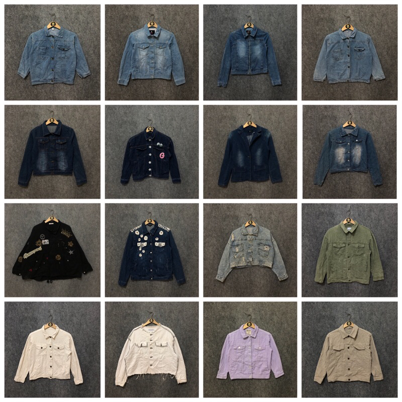 Jacket Jeans wanita / jacket jeans anak / jacket jeans Crop
