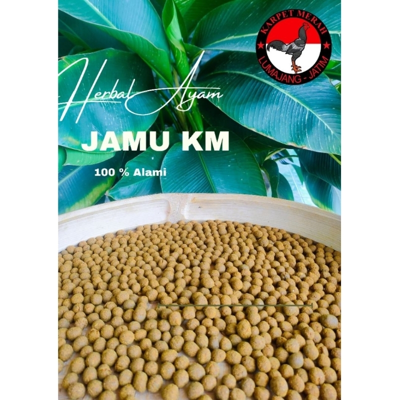 JAMU KM AYAM LAGA LEBIH AGRESIF NAFAS TERATUR PENAMBAH STAMINA NAFSU MAKAN 100% HERBAL ALAMI.