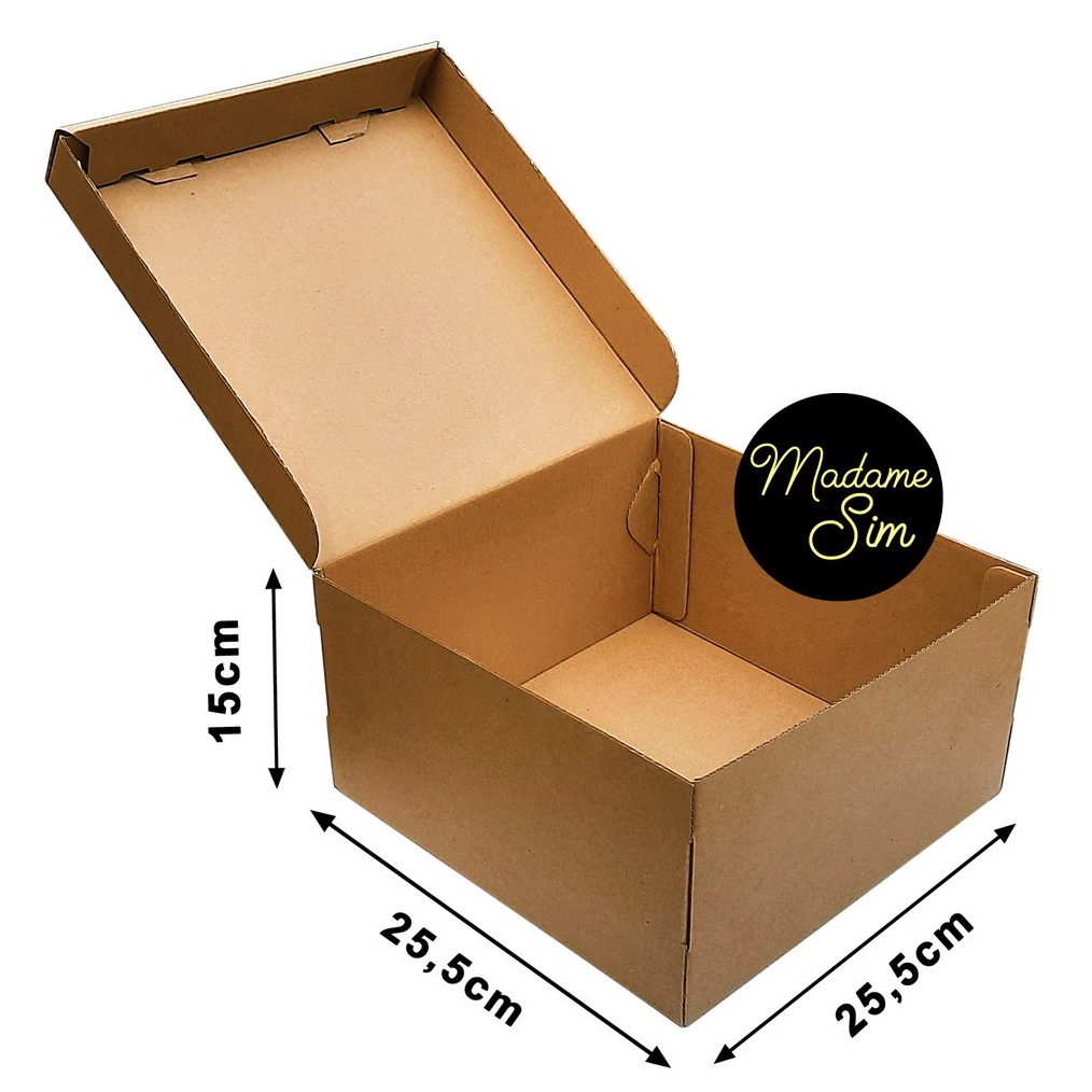 

KOTAK KUE CAKE BOX 25x25x15 ISI 1 PCS