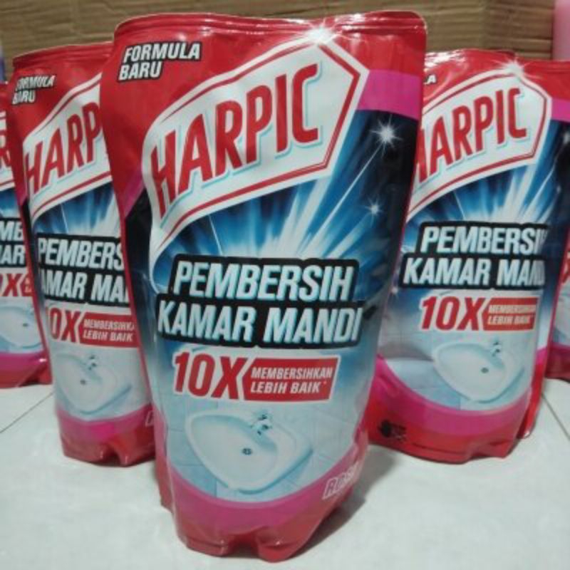 (PROMO) Harpic Pembersih Toilet Refill Varian Rose 700ml