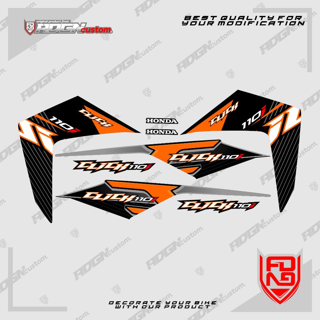 Striping Vario Techno 110 cbs karbu custom click 110 i